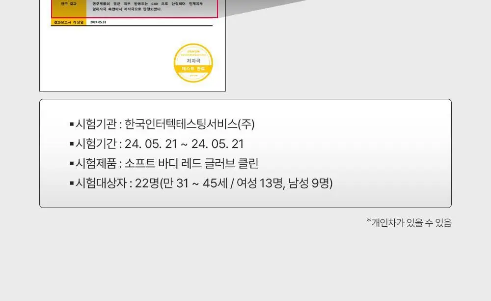[NEW/각질제거] 런드리유 소프트 바디 레드 글러브 클린 1매입 / 5매입 상세페이지 37